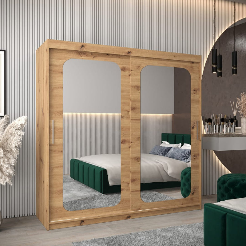 Uppsala T3 Sliding Door Wardrobe 200cm