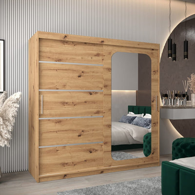Uppsala V2 Sliding Door Wardrobe 200cm