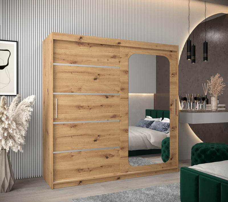 Uppsala V2 Sliding Door Wardrobe 200cm