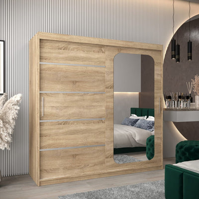 Uppsala V2 Sliding Door Wardrobe 200cm