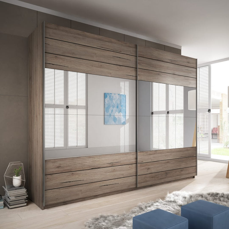 Galaxy Sliding Door Wardrobe [Mirror]