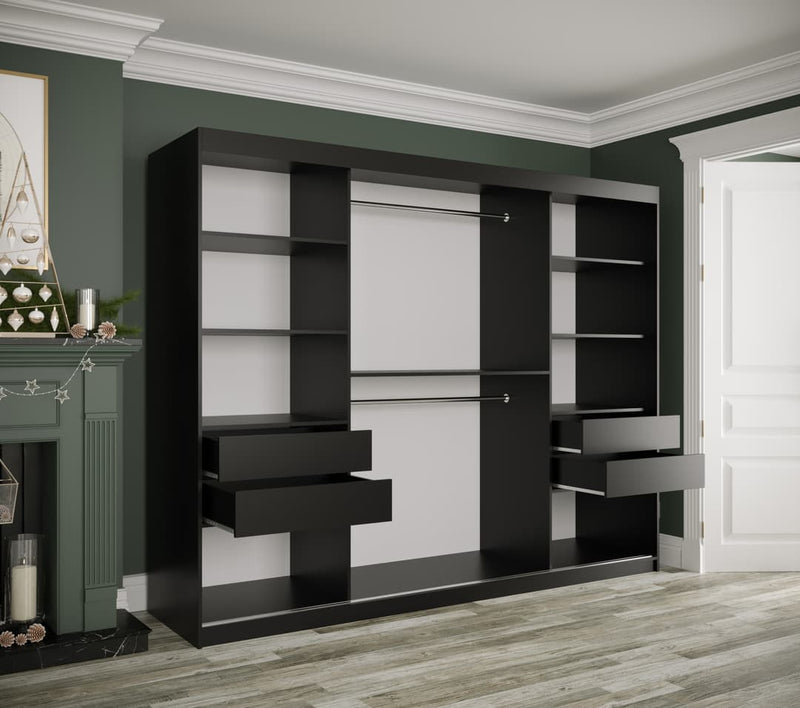 Geneva Sliding Door Wardrobe 250cm