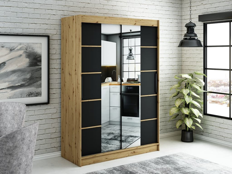 Leto V4 Sliding Door Wardrobe 150cm