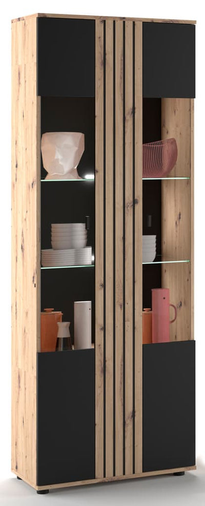 Solea 12 Tall Display Cabinet 72cm