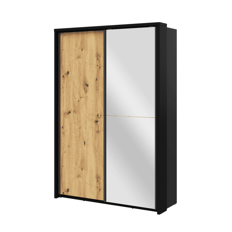 Arti 21 - 2 Sliding Door Wardrobe 160cm [Oak Artisan] - White Background