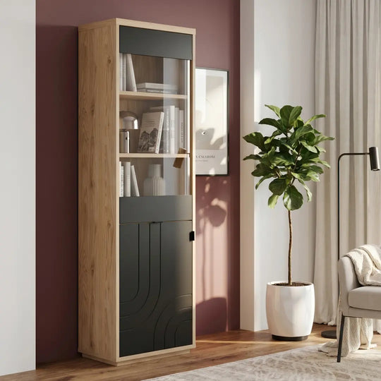 Auriquet Tall Display Cabinet 60cm