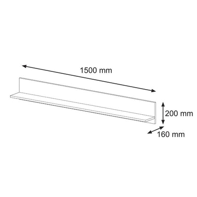 Aura Floating Shelf 150cm