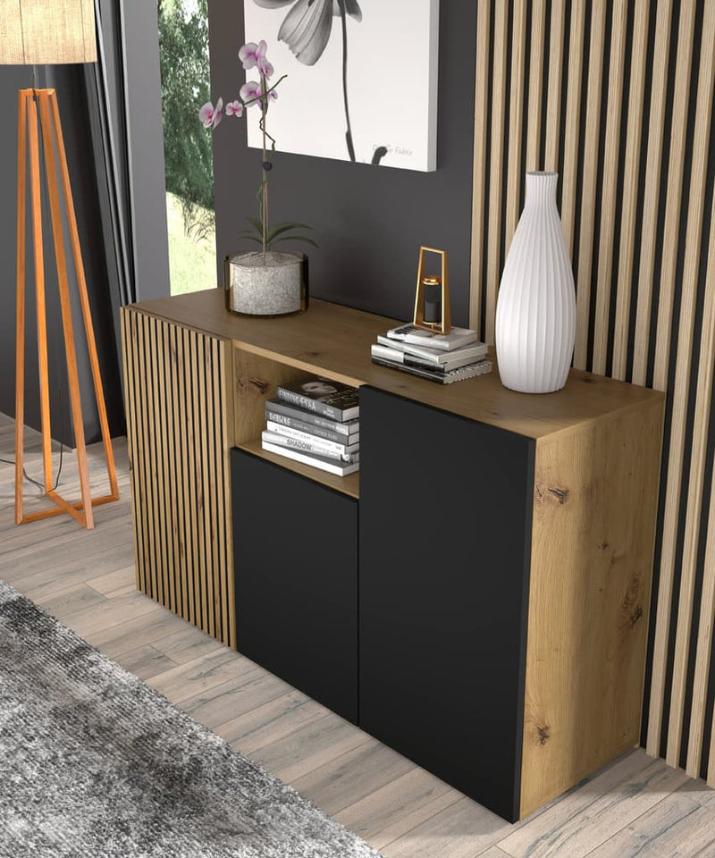 Auris Sideboard Cabinet 135cm [Oak] - Lifestyle Image