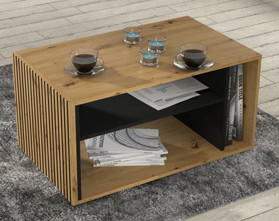 Auris Coffee Table 88cm [Oak] - Lifestyle Image