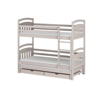 Alan Bunk Bed with Trundle and Storage