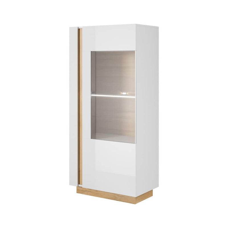 Arco Display Cabinet 72cm [White] - White Background