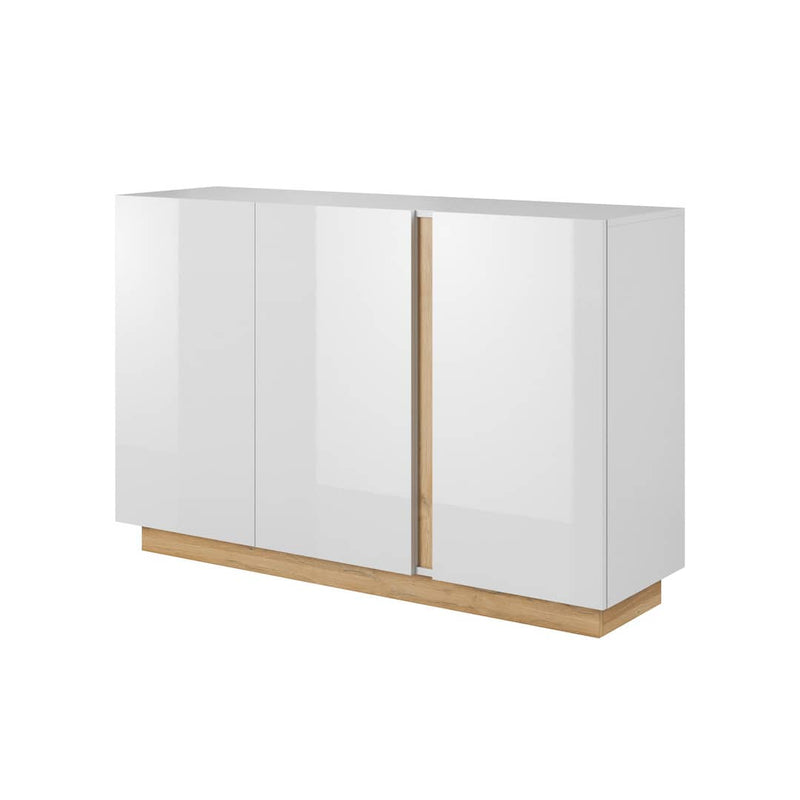 Arco Sideboard Cabinet 139cm [White] - White Background