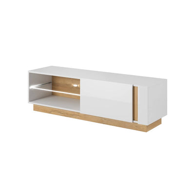 Arco TV Cabinet 138cm [White] - White Background