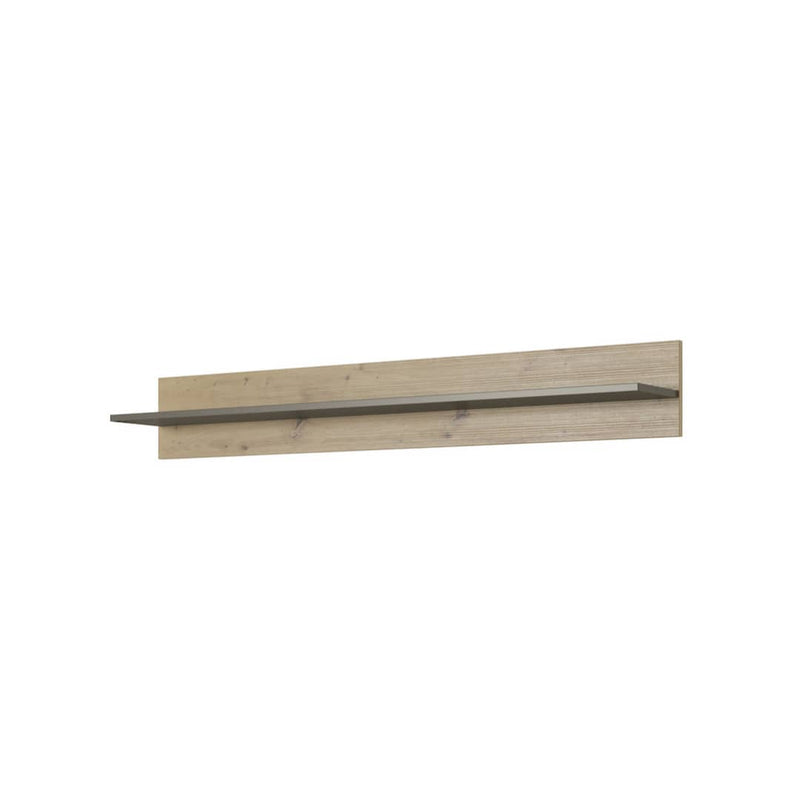 Arco Wall Shelf 138cm [Oak Artisan] - White Background