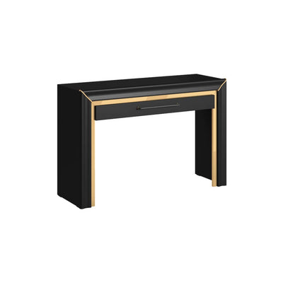 Arno Dressing Table 120cm [Black] - White Background