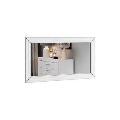 Arno Wall Mirror 120cm [White] - White Background