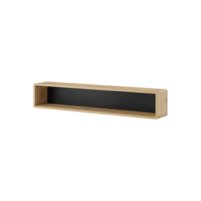 Aston 02 Wall Shelf 150cm [Oak] - White Background