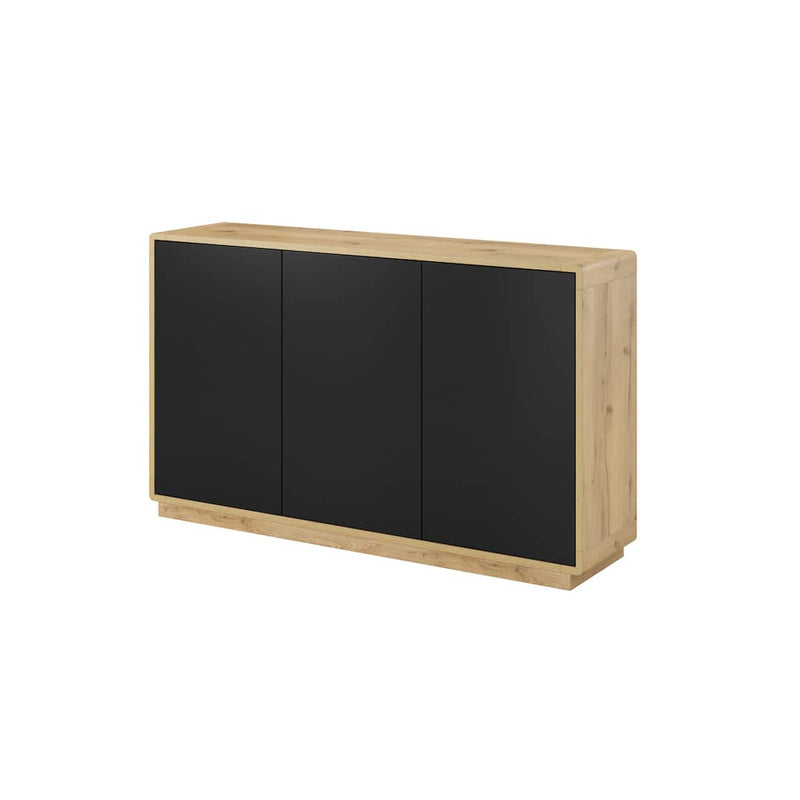 Aston 43 Sideboard Cabinet 160cm [Black] - White Background