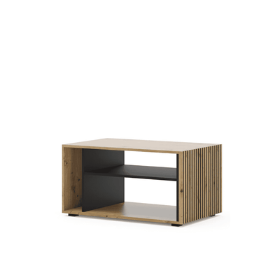 Auris Coffee Table 88cm [Oak] - White Background