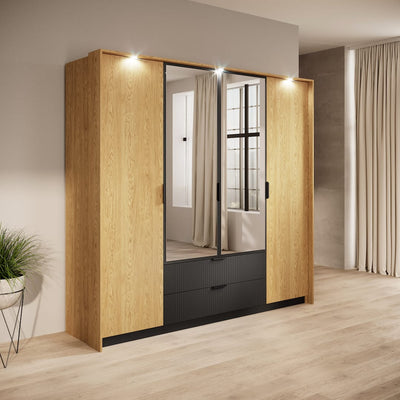 Baltic Hinged Door Wardrobe 223cm