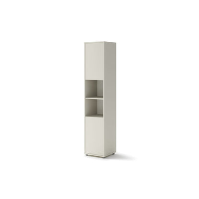 BC-01 Vertical Wall Bed Concept 140cm With Storage Cabinets and LED