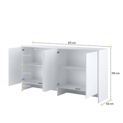 BC-11 Over Bed Unit for Horizontal Wall Bed Concept 90cm