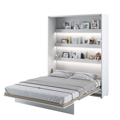 BC-12 Vertical Wall Bed Concept 160cm [White Gloss] - Interior Image