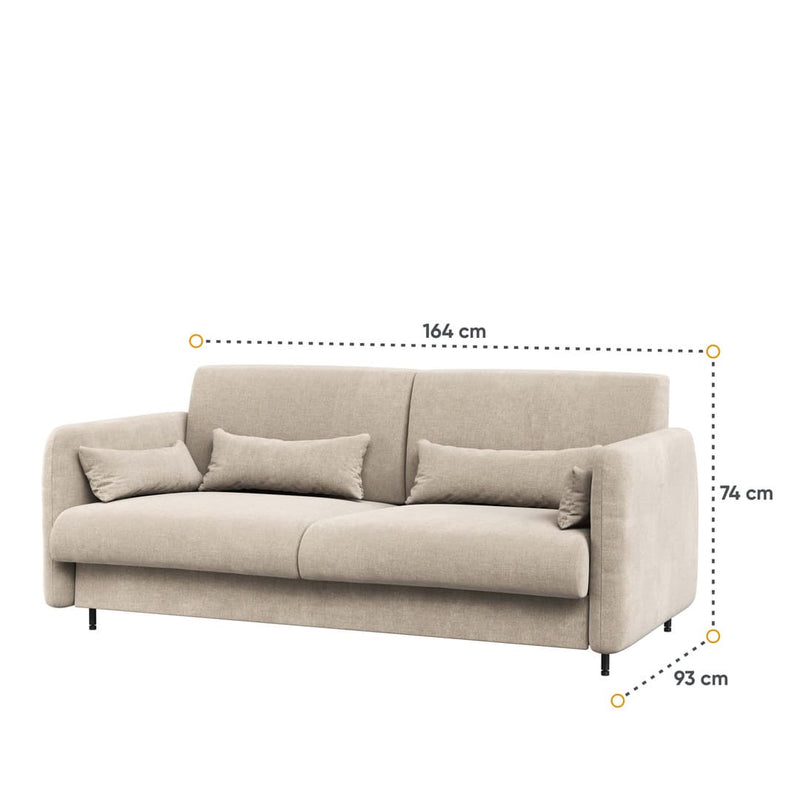 BC-18 Upholstered Sofa For BC-01 Vertical Wall Bed Concept 140cm
