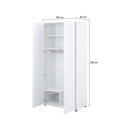 Bed Concept BC-20 Hinged Door Wardrobe 101cm