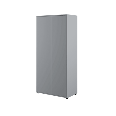 Bed Concept BC-20 Hinged Door Wardrobe 101cm [Grey] - Front Image