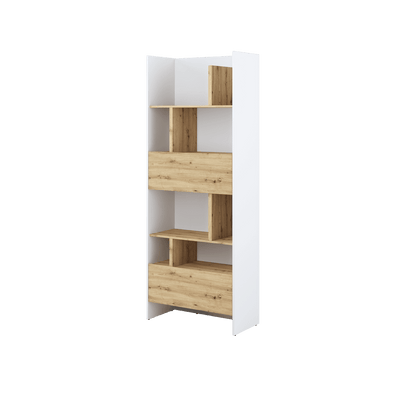 Bed Concept BC-22 Bookcase 84cm [Oak] - Front Image