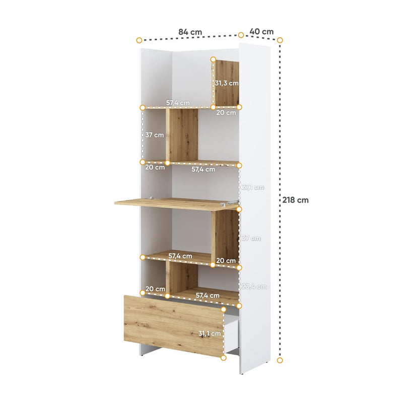 Bed Concept BC-22 Bookcase 84cm