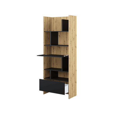 Bed Concept BC-22 Bookcase 84cm [Oak] - Interior Image 2