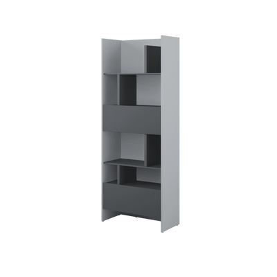 Bed Concept BC-22 Bookcase 84cm [White] - Front Image