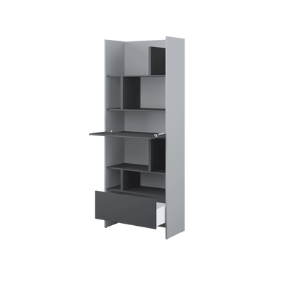 Bed Concept BC-22 Bookcase 84cm [White] - Interior Image