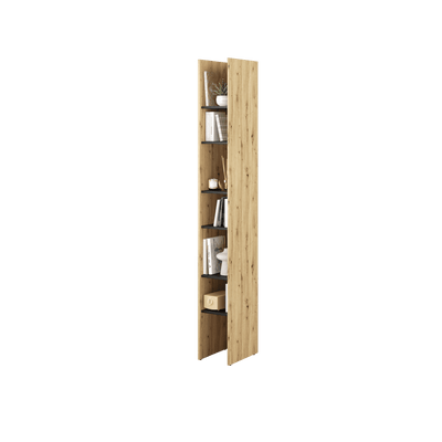 Bed Concept BC-24 Bookcase 27cm [Oak] - Interior Image