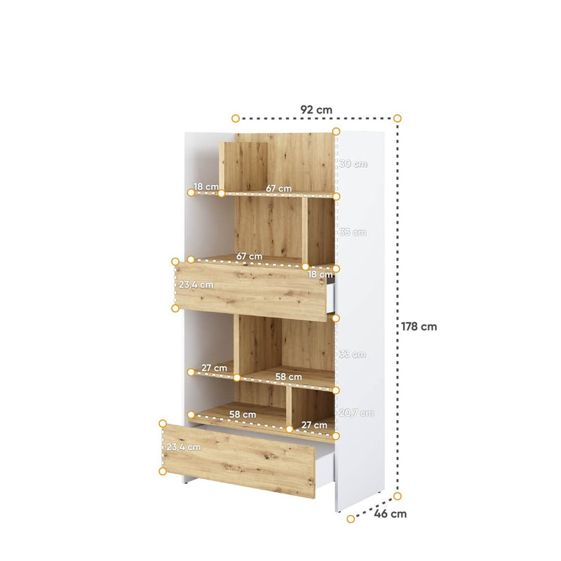 Bed Concept BC-28 Sideboard Cabinet 92cm