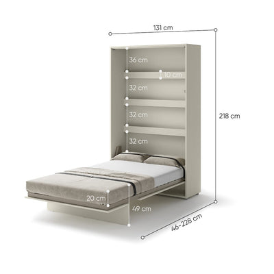 BC-02 Vertical Wall Bed Concept 120cm