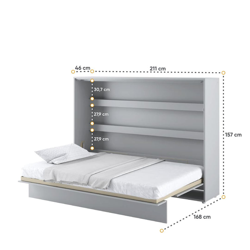 BC-04 Horizontal Wall Bed Concept 140cm