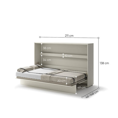 BC-05 Horizontal Wall Bed Concept 120cm