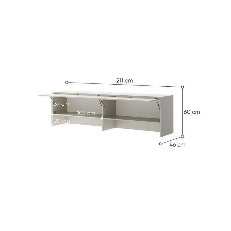 BC-09 Over Bed Unit for Horizontal Wall Bed Concept 140cm