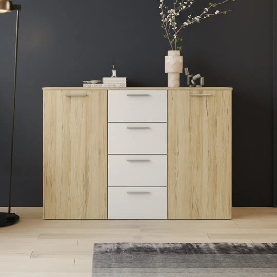 Beta Sideboard Cabinet 132cm [Oak San Remo]