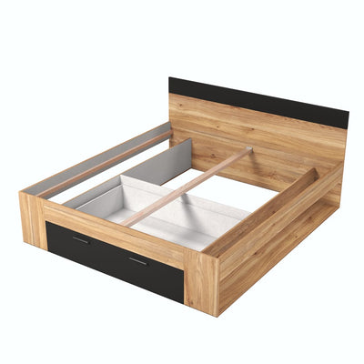 Beta Divan Bed [Oak Mauvella]