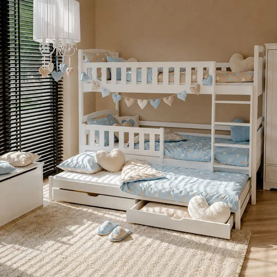 Blanka Bunk Bed with Trundle and Storage