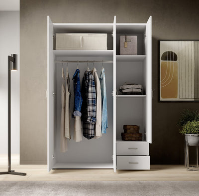 Base Hinged Door Wardrobe 120cm