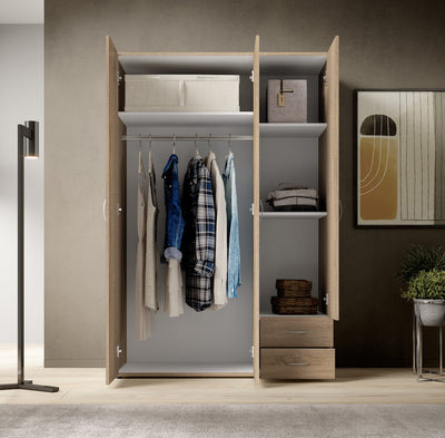 Base Hinged Door Wardrobe 120cm