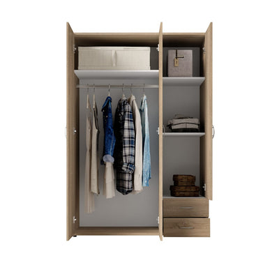 Base Hinged Door Wardrobe 120cm