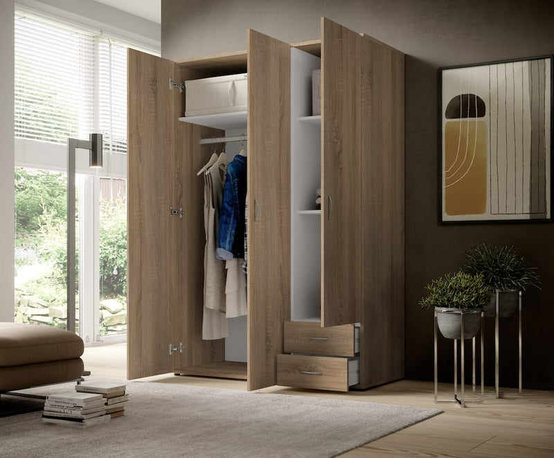 Base Hinged Door Wardrobe 120cm