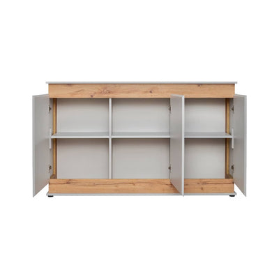 Berlin Sideboard Cabinet 150cm [White] - Interior Image