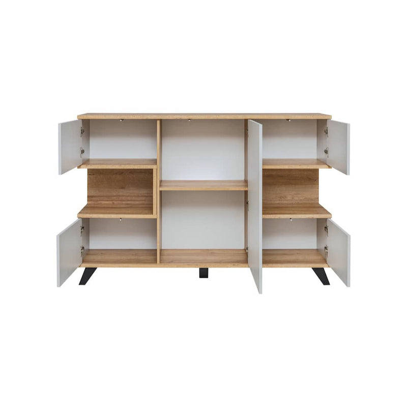 Bogota Sideboard Cabinet 160cm [Grey] - Interior Image